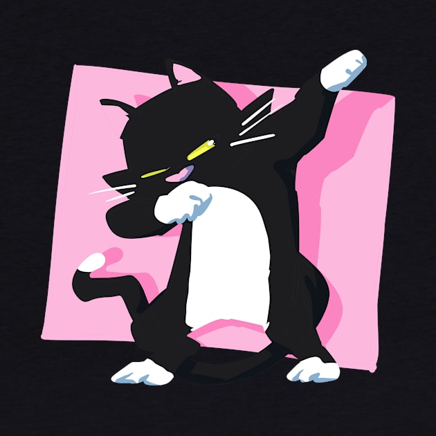 Funny Dabbing Dancing Cat Pet by PhantomDesign